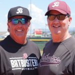 Breaking News: David Dwyer and Mike Stith at Batbusters tryout on August 2 at Owyhee High School in Meridian, Idaho.