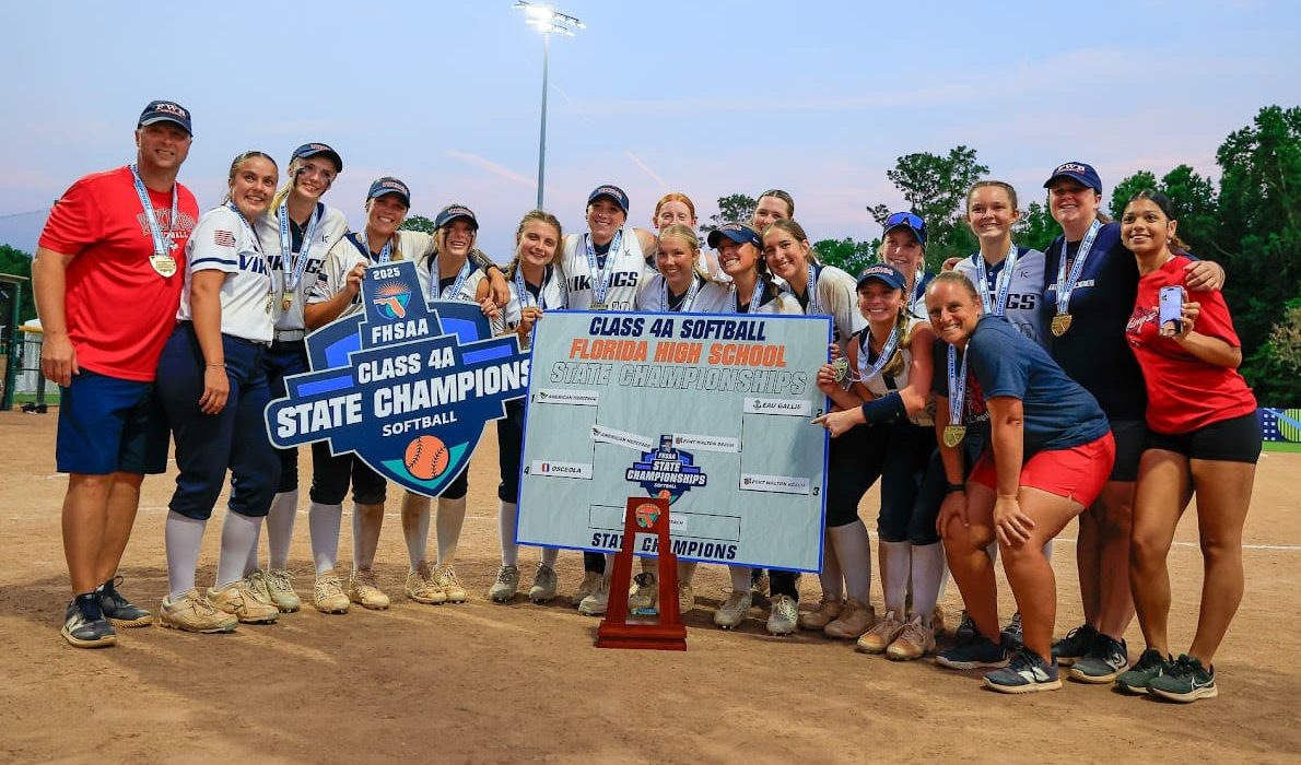 Fort Walton Beach Softball after winning their first state title.
